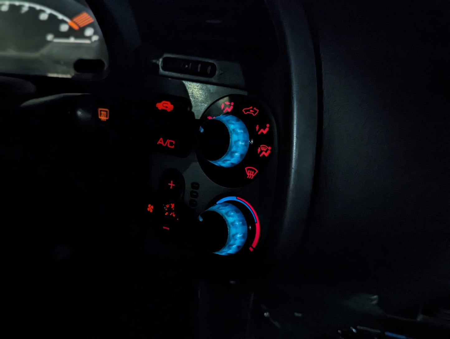 Honda S2000 Climate Control Knobs