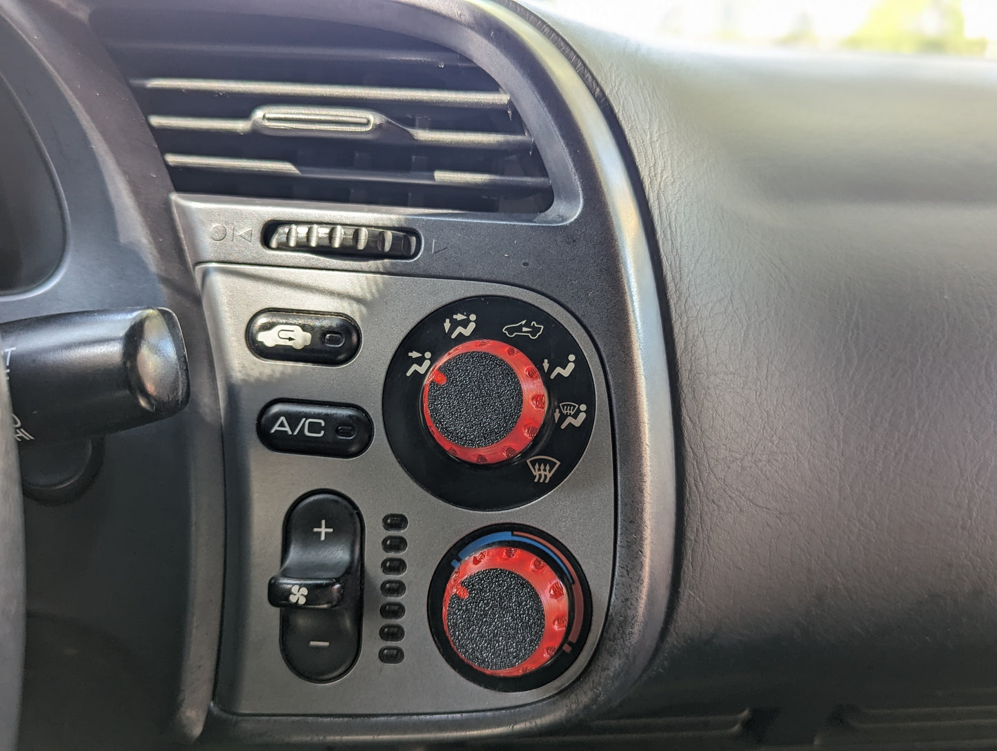 Honda S2000 Climate Control Knobs