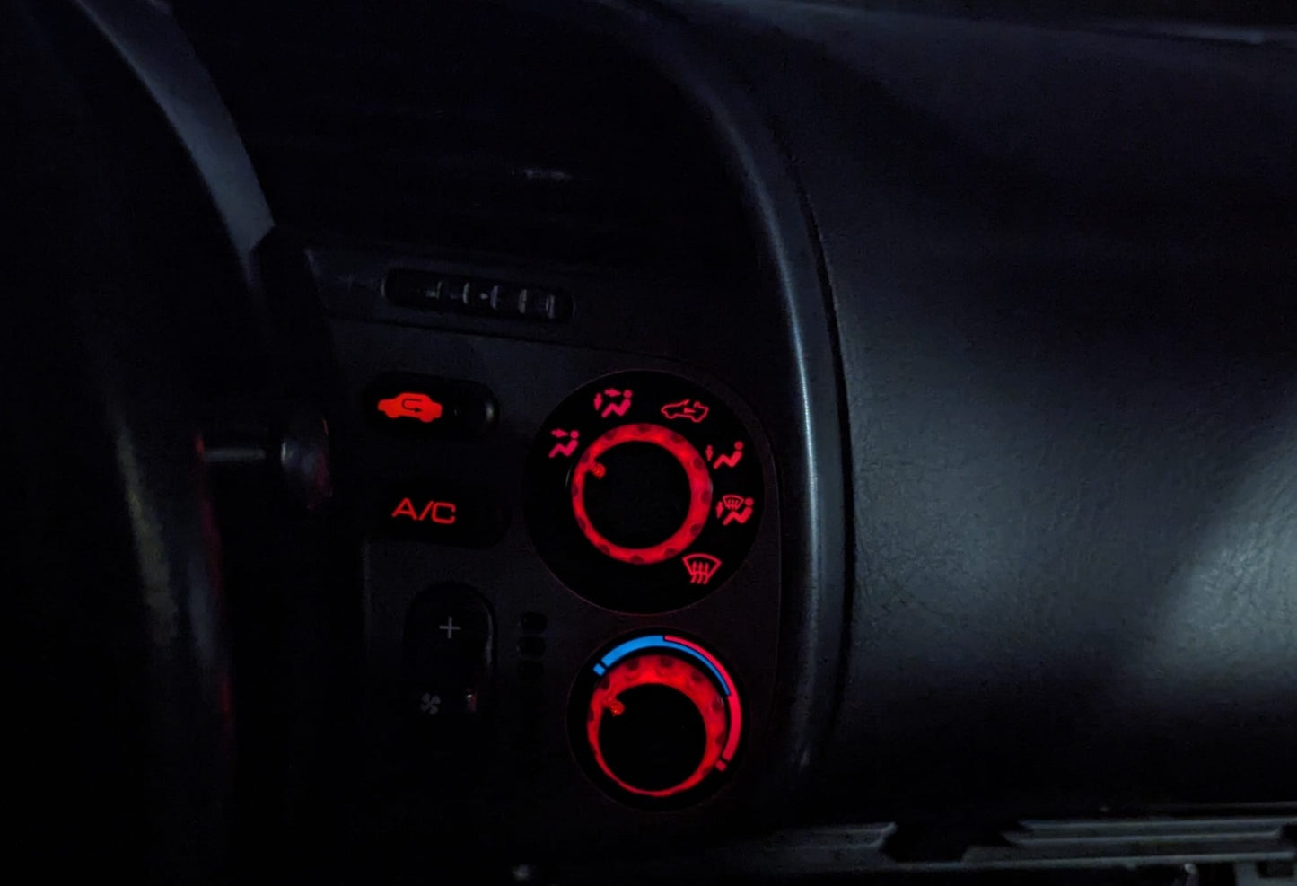 Honda S2000 Climate Control Knobs