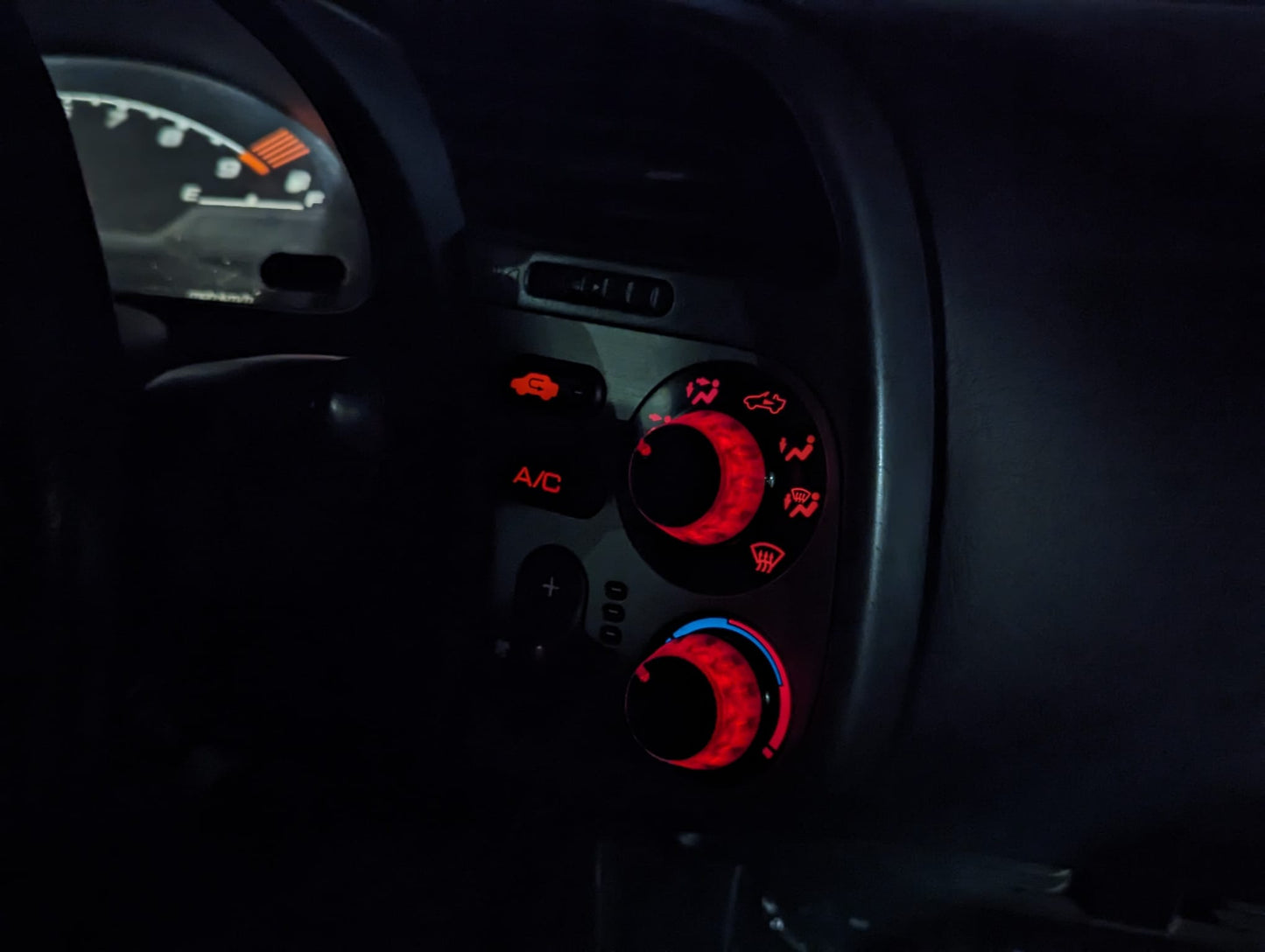 Honda S2000 Climate Control Knobs