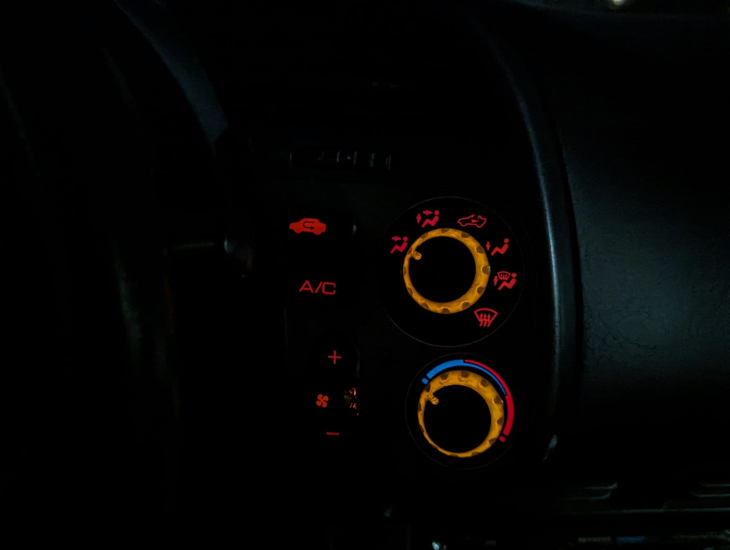 Honda S2000 Climate Control Knobs